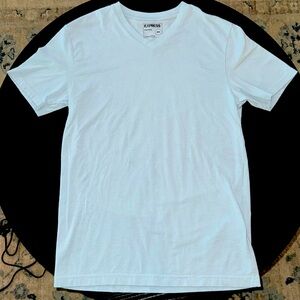 Express V-Neck Men's Tee - Sky Blue